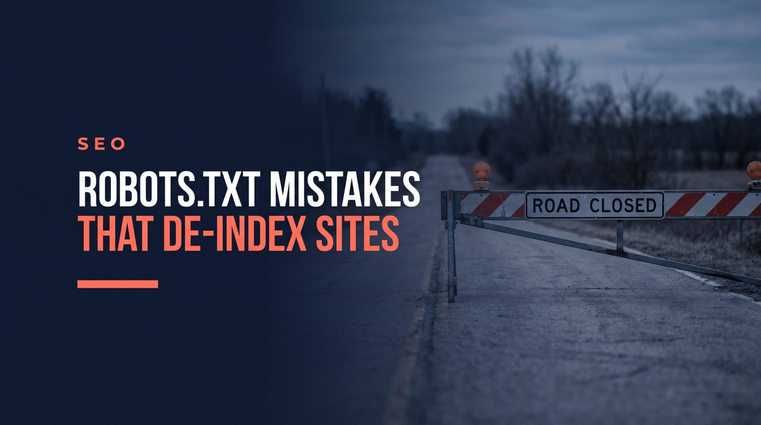 robots.txt Mistakes That De-Index Whole Sites